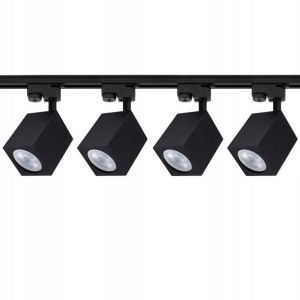 Zestaw Szynoprzewód Szyna 2m + 4x Lampa GU10 LED