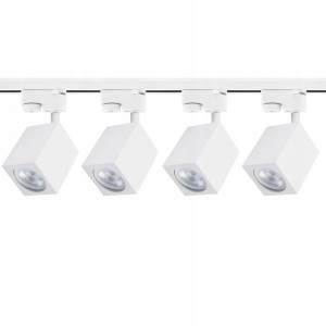 Zestaw Szynoprzewód Szyna 2m + 4x Lampa GU10 LED