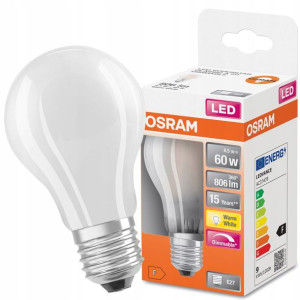 Żarówka Led Dim E27 Cla60 8,5w = 60w 2700k Osram