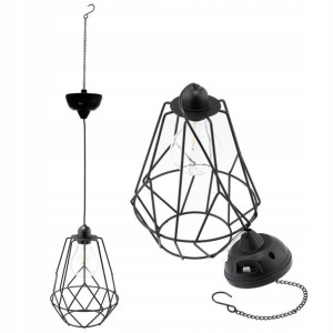 Lampa Solarna LED Wisząca Ogrodowa Zewnętrzna Zwis
