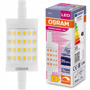 Żarówka LED R7s 78mm 9,5W 2700K OSRAM ŚCIEMNIALNA