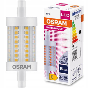 Żarówka LED R7s ŻARNIK 78mm 8,2W = 75W 2700K OSRAM