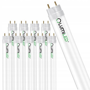 10x Świetlówka LED TUBA G13 T8 9W 6500K Zimna 60cm
