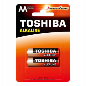 Baterie Alkaliczne TOSHIBA PALUSZKI LR6 AA 2szt
