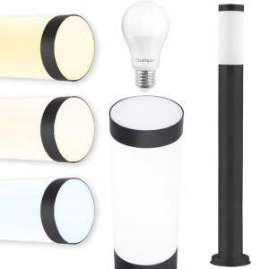 Lampa Ogrodowa Stojąca SŁUPEK 90cm + LED E27 10W