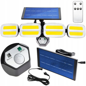 Lampa Solarna Led Cob Z Czujnikiem Ruchu Zmierzchu