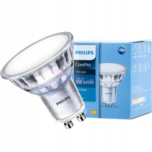 Żarówka Led Gu10 5w = 50w 550lm 4000k 120° Philips