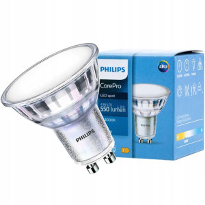 Żarówka LED GU10 5W=50W 550lm Ciepła 120° PHILIPS