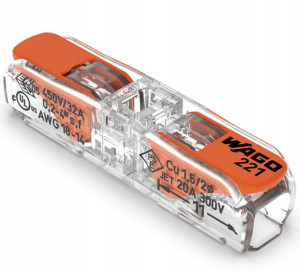 Szybkozłączka Wago 221-2411 Przelotowa 2x0,2-4mm