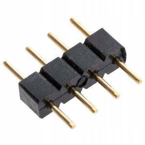 Złączka męska do taśmy LED drabinka GOLDPIN 4PIN