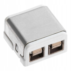 Kostka zaciskowa prosta METAL do przewodów 2PIN