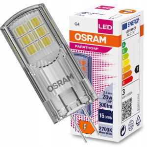 Żarówka Led G4 Kapsułka 2,6w 28w 2700k 12v Osram