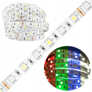 Pasek Taśma Led Kolorowa Rgb + Zimna Smd 5050 5m