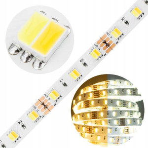 Taśma LED Pasek 12V 72W 300LED 5050 CCT 10mm 5m