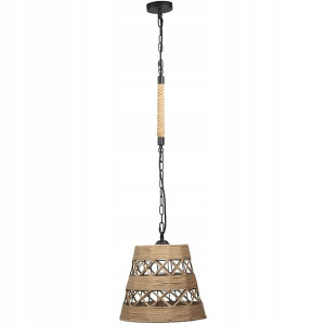 Lampa Wisząca Sufitowa Boho Sznur Żyrandol Zwis