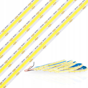 Taśma LED COB PASEK NEON 1920 Zimna 5m 12v