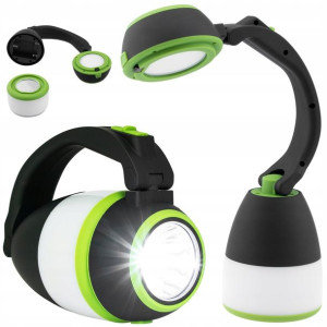 Latarka LED Szperacz Biwakowa TWIST 3w1 na BATERIE