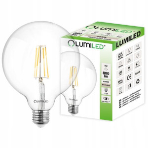 Żarówka Led E27 Globe G125 8w = 65w 4000k Lumiled