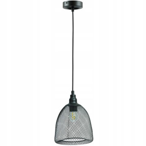 Lampa Wisząca Sufitowa Żyrandol Abażur Led 1x E27