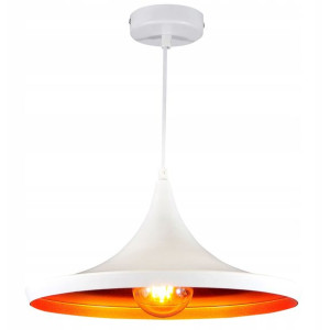 Lampa Wisząca Sufitowa Żyrandol Abażur Led 1x E27
