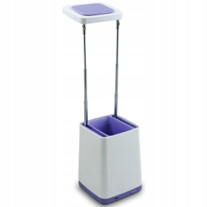 Lampka biurkowa szkolna LED fioletowa USB