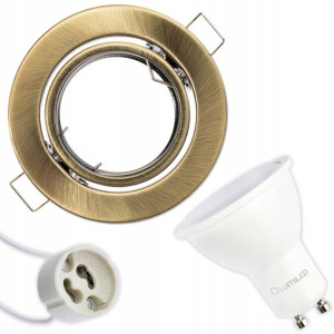 Oprawa Halogenowa Podtynkowa Ruchoma + Led Gu10