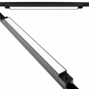 Zestaw Szyna Szynoprzewód Czarny 1m + Lampa LED