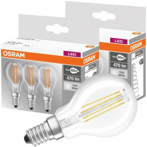 Zestaw 6x Żarówka LED P40 E14 4W 40W Osram 4000K