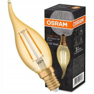 Żarówka Led E14 Płomyk 2,5w = 22w Ozdobna Osram