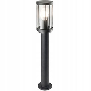 Lampa Ogrodowa Stojąca SŁUPEK 1xE27 50cm czarny