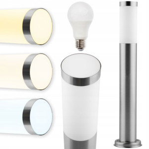 Lampa Ogrodowa Stojąca SŁUPEK 65cm + LED E27 10W