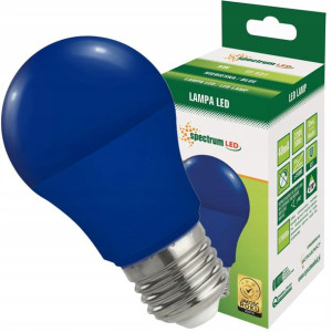 Żarówka Led E27 5w Niebieska Ozdobna Do Girland