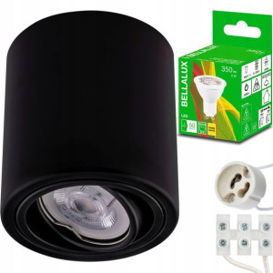 Oprawa Natynkowa HALOGENOWA TUBA 10cm +LED GU10 5W