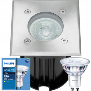 Zestaw Oprawa Led Najazdowa + Gu10 4,6w Philips