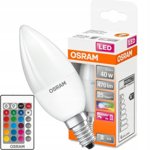 Żarówka Led Świeca E14 5,5w Osram Rgbw Pilot Dim