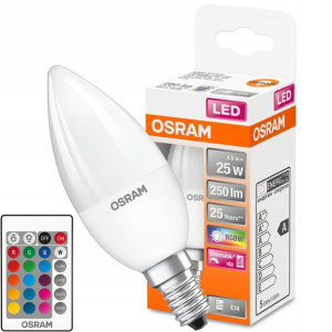 Żarówka Led Świeca E14 4,5w = 25w Osram Rgbw Pilot