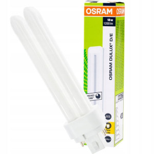 Świetlówka G24Q-2 DULUX D/E 18W 1200lm 3000K OSRAM