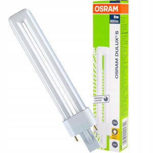 Świetlówka G23 DULUX S 9W 600lm 3000K Ciepła OSRAM