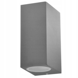 Kinkiet zewnętrzny lampa ogrodowa 2x GU10 kwadrat