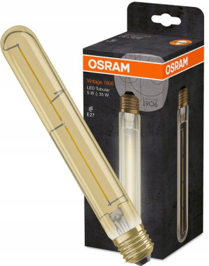 Żarówka Led E27 5w Tuba Dekoracyjna Osram Vintage