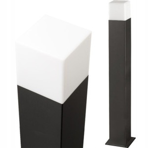 Lampa Ogrodowa Tuba Słupek Kwadrat E27 74 Cm