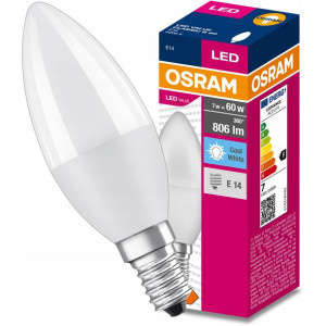 Żarówka Led Świeczka E14 8w = 60w B35 4000k Osram