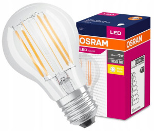 Żarówka Led Filament E27 8w = 75w A60 2700k Osram