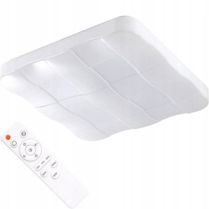 PLAFON LED Lampa Sufitowa 72W 3 BARWY 43cm + Pilot