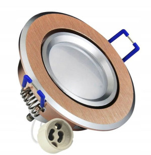Zestaw oprawa halogenowa ruchoma + LED GU10 3,5w