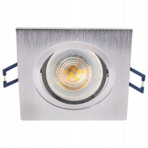 Oprawa HALOGENOWA ALUMINIOWA Ruchoma Srebrna GU10