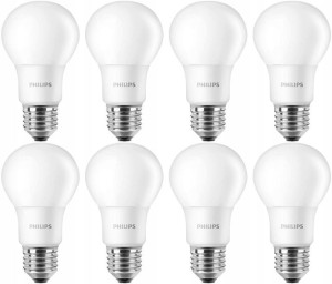 8x Żarówka LED A60 E27 8W 60W 806lm PHILIPS 2700K