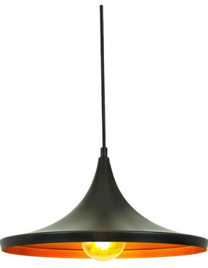 LAMPA WISZĄCA l IL MIO MODERN POLUX czarno-złota