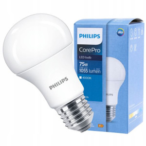 Żarówka LED E27 10W = 75W 1055lm PHILIPS 4000K