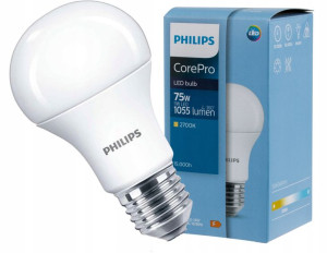 Żarówka Led E27 11w 75w 1055lm Philips A60 2700k